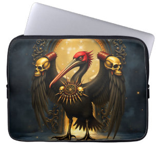 Funda Para Portátil Presagio de la Puerta Dorada El Pelícano Nocturno