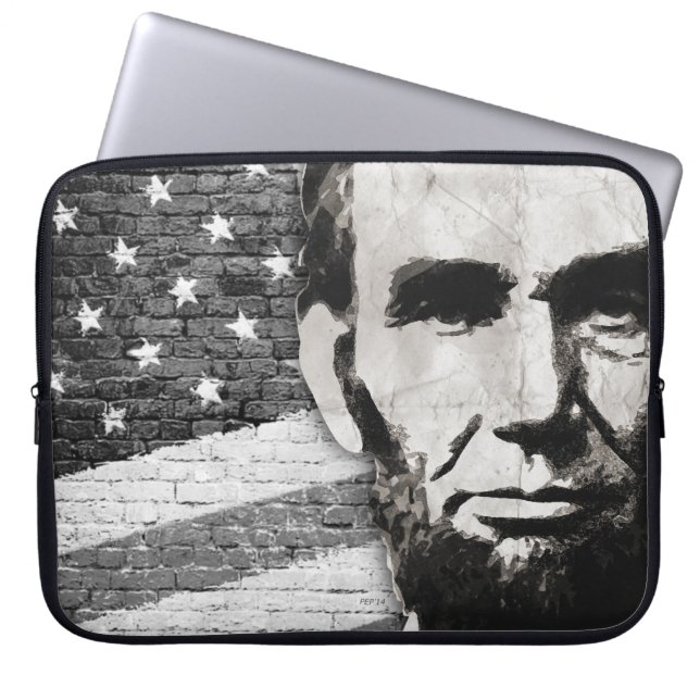 Funda Para Portátil Presidente Abraham Lincoln (Frente)