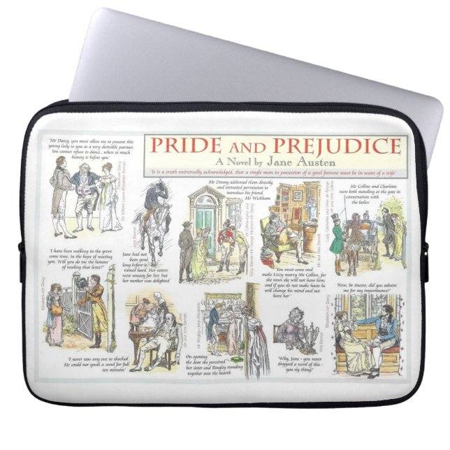 Funda Para Portátil Pride and Prejudice (Frente)