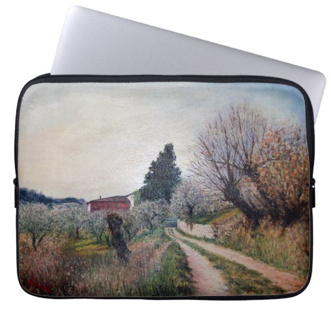 Funda Para Portátil PRIMAVERA MÁS TEMPRANA EN EL Paisaje VERNALÉS/Tosc (Frente)