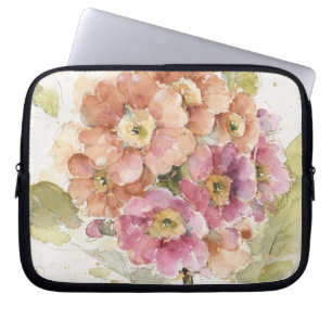 Funda Para Portátil Primavera rosada y anaranjada