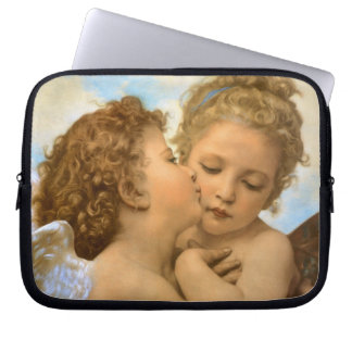 Funda Para Portátil Primer Beso (detalle de ángel) de Bouguereau
