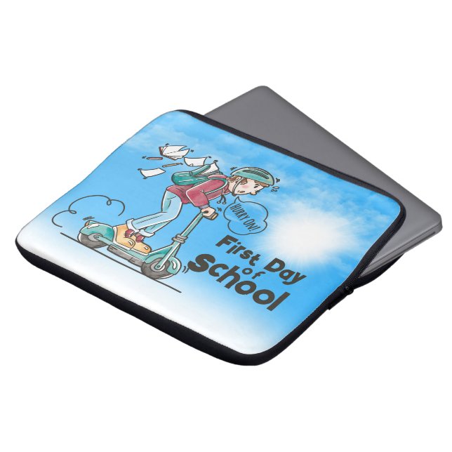 Funda Para Portátil Primer día de clases | 13" (Superior anverso)