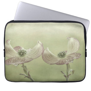 Funda Para Portátil Primer plano de flores de cornejo rosa   Seabeck, 
