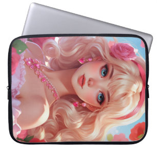 Funda Para Portátil princesa flor