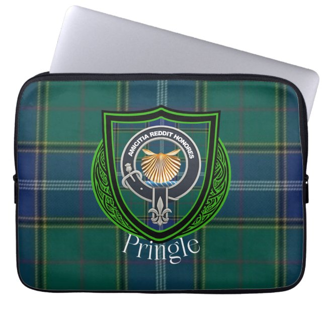 Funda Para Portátil Pringle Scottish Clan Tartan and Crest  (Frente)