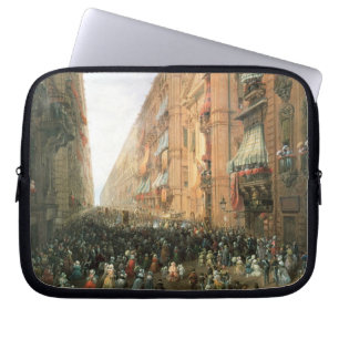 Funda Para Portátil Procesión de Corpus Christi adentro vía Dora