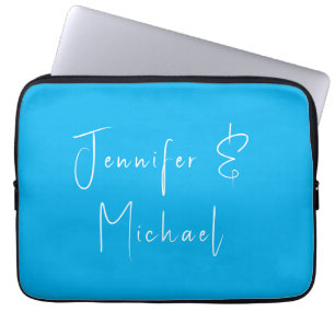Funda Para Portátil Profesional de boda clásico cielo azul