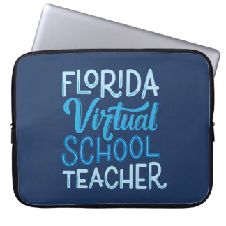 Funda Para Portátil Profesor de Florida Virtual School con Letra a Man