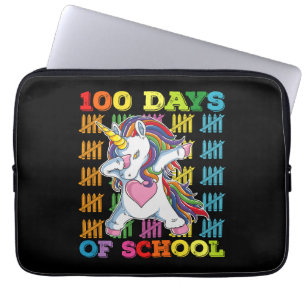 Funda Para Portátil Profesora Unicornio 100 Días De Escuela