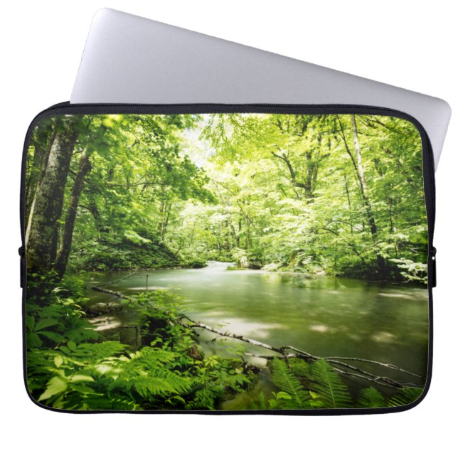 Funda Para Portátil Profundamente en el bosque (Frente)