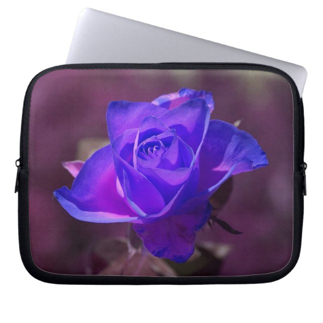 Funda Para Portátil Profundo morado N Rosa Rosa Rosada Manga Lapstop (Frente)