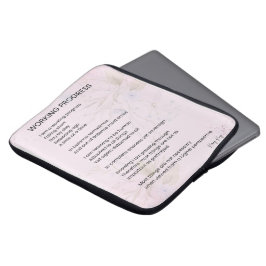 Funda Para Portátil Progreso de trabajo Fomento Poema de Supresión