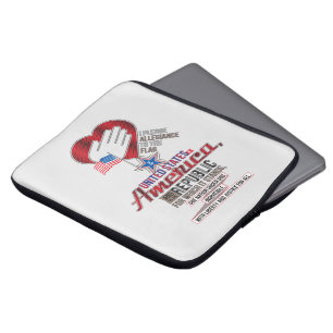 Funda Para Portátil Promesa de Lealtad de los Estados Unidos