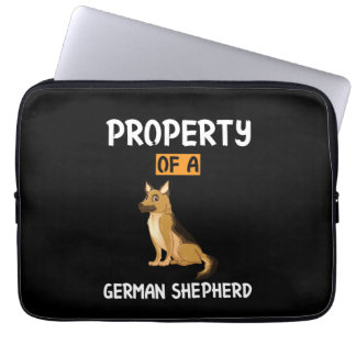 Funda Para Portátil Propiedad Artística De Beekeeper De Un Pastor Alem