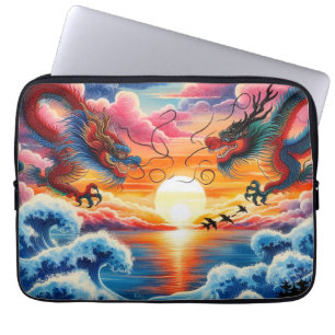 Funda Para Portátil Protector de tableta de dragón bailable