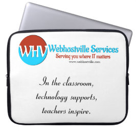 Funda Para Portátil "Protege tu tecnología con el propósito: Inspirado