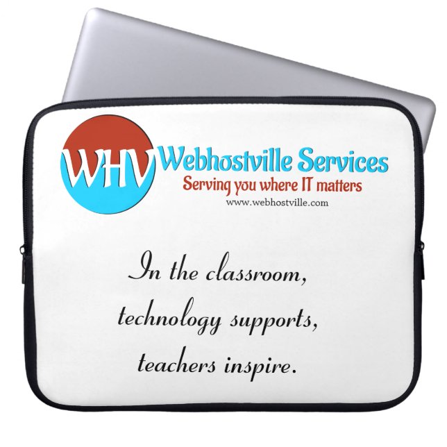 Funda Para Portátil "Protege tu tecnología con el propósito: Inspirado (Frente)