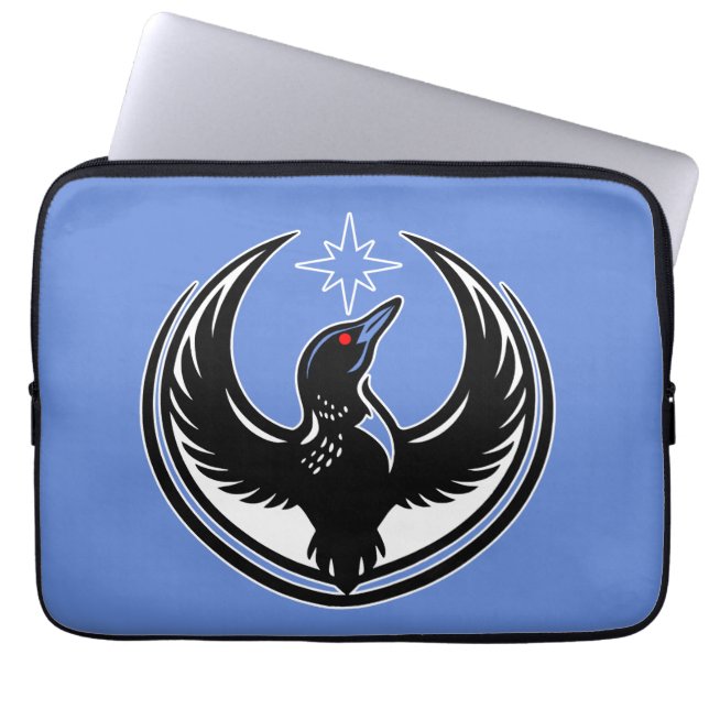 Funda Para Portátil Protesta del somorgujo de Minnesota (Frente)