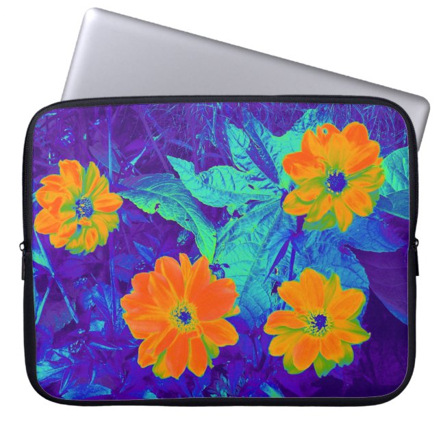 Funda Para Portátil Psicodelic Flower Bed 02 (Frente)