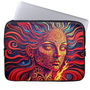 Funda Para Portátil Psicodelic Pastel Art - Visionario Tercer Chica Oj