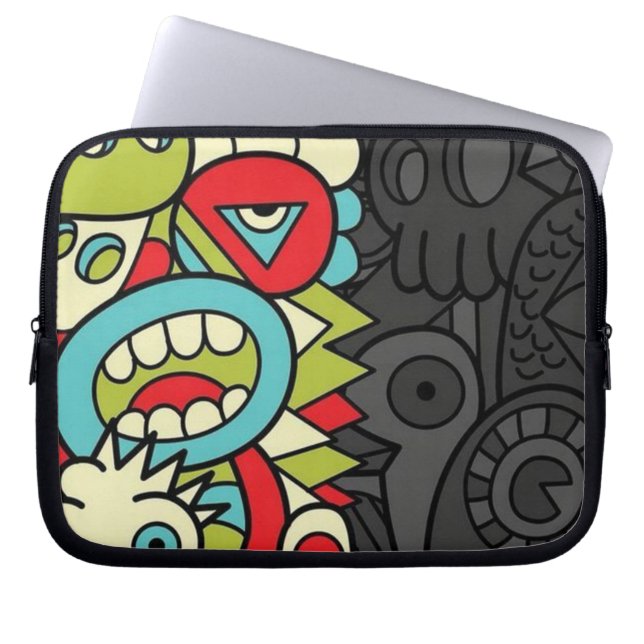 Funda Para Portátil Psychedelic Patterns (Frente)