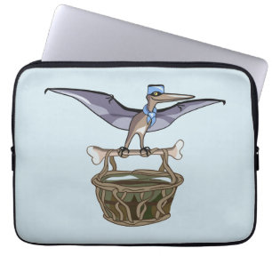Funda Para Portátil Pteranodon Llevando Una Cesta