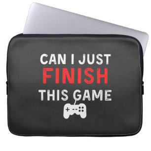 Funda Para Portátil ¿Puedo terminar este juego, Cita divertida de juga
