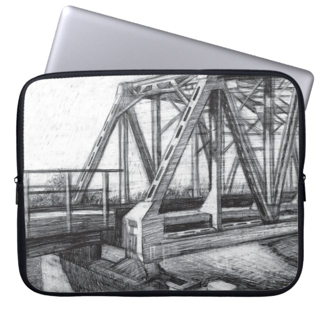 Funda Para Portátil Puente antiguo (Frente)