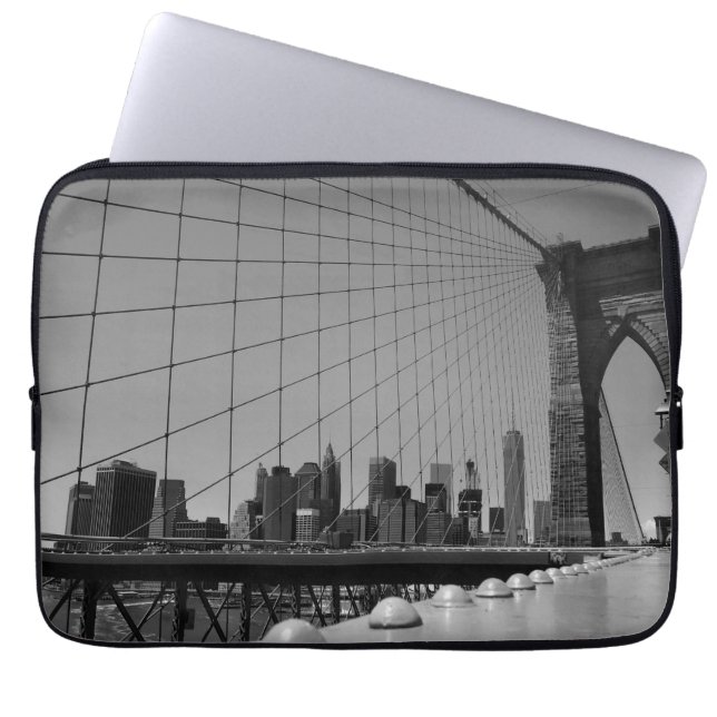 Funda Para Portátil Puente de Brooklyn (Frente)