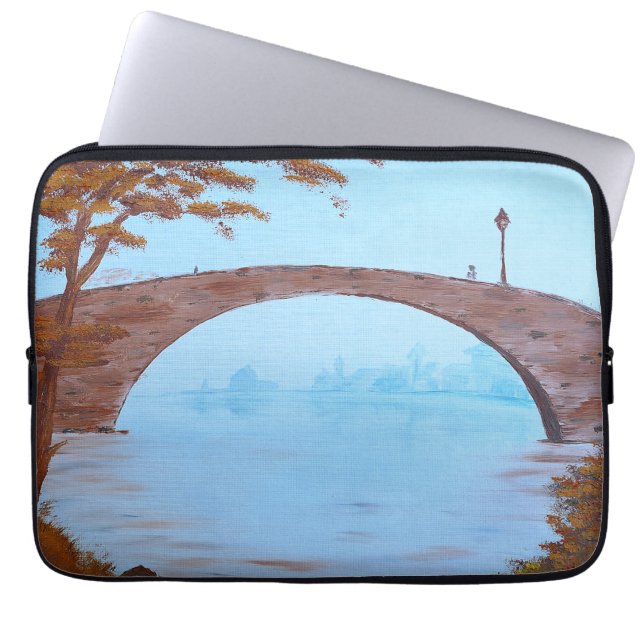 Funda Para Portátil Puente de la Ciudad Vieja (Frente)