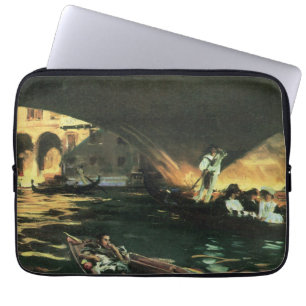 Funda Para Portátil Puente de Rialto, Gran Canal de John Singer Sargen