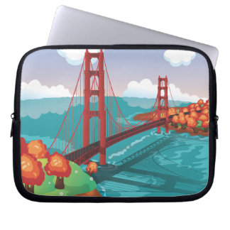 Funda Para Portátil Puente Golden Gate de San Francisco
