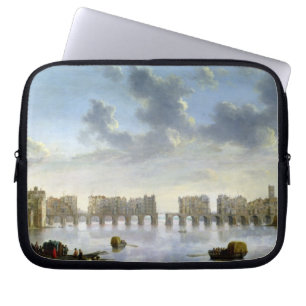 Funda Para Portátil Puente viejo de Londres (aceite), c.1630