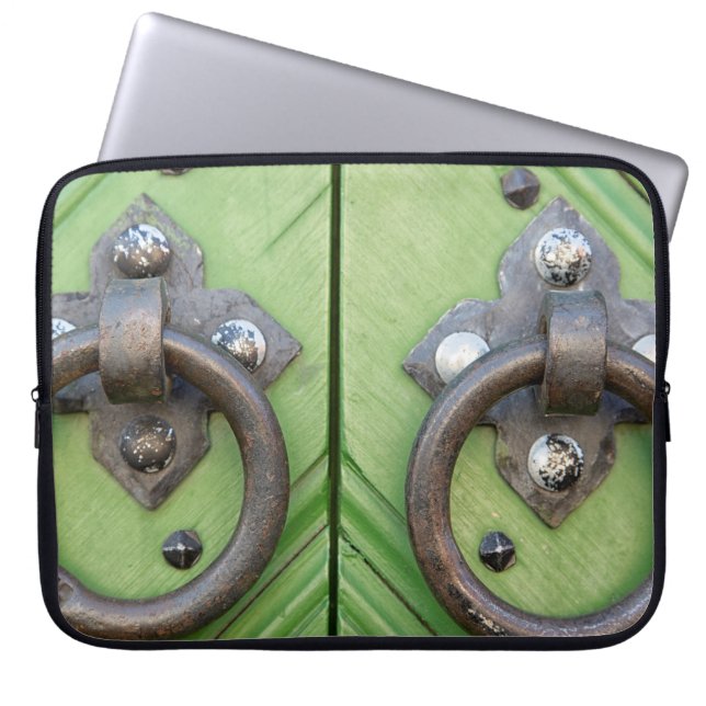 Funda Para Portátil Puerta antigua (Frente)