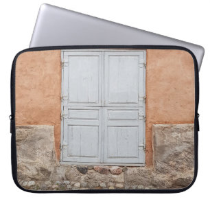 FUNDA PARA PORTÁTIL PUERTA DE MADERA GRIS