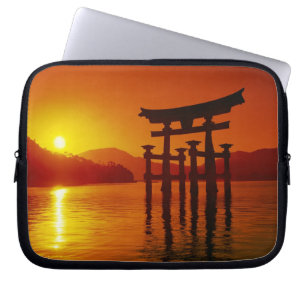 Funda Para Portátil Puerta O-Torii, santuario Itsukushima, Miyajima,