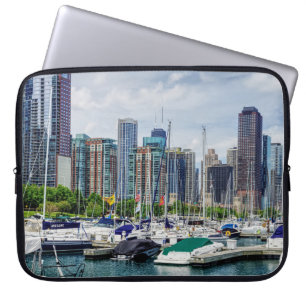 Funda Para Portátil Puerto de Chicago