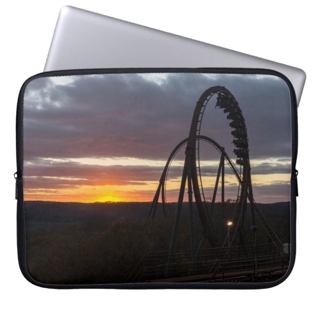 Funda Para Portátil Puesta de sol de Wildfire (Frente)