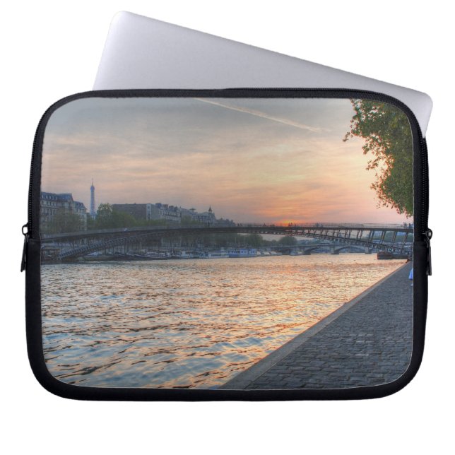 Funda Para Portátil Puesta de sol en el mar (Frente)