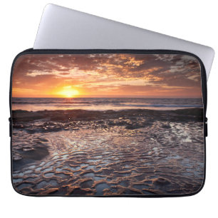 Funda Para Portátil Puesta de sol en la playa, California