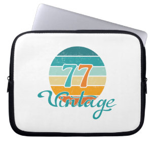 Funda Para Portátil Puesta de sol retro 77 vintage deteriorada
