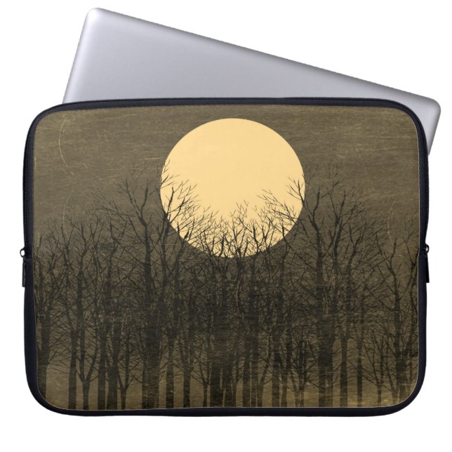 Funda Para Portátil Puesta de sol vintage (Frente)