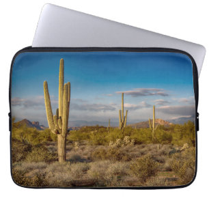 Funda Para Portátil Puesta del sol del cactus en Arizona
