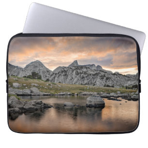 Funda Para Portátil Puesta del sol en el lago pyramid