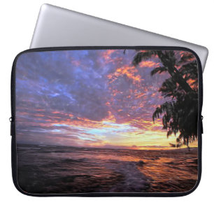 Funda Para Portátil Puesta del sol en la playa