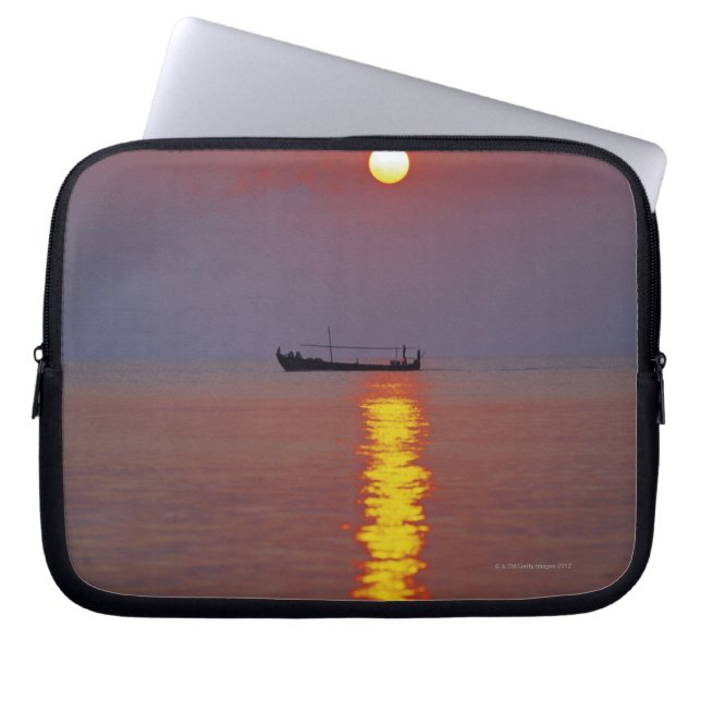 Funda Para Portátil Puesta del sol y mar 2 (Frente)