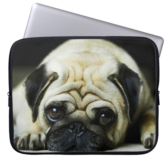 Funda Para Portátil Pug (Frente)