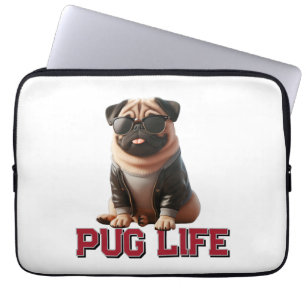 Funda Para Portátil Pug Life Cute Pug Dog