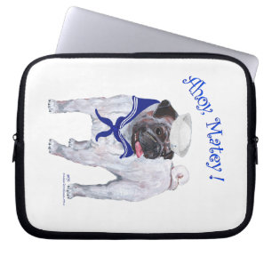 Funda Para Portátil Pug Marinero